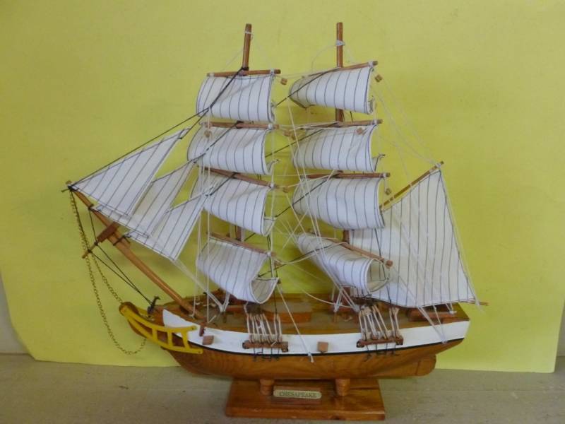 lot 322 image: Wooden Sailing Ship