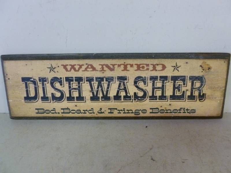 lot 335 image: Wooden Sign