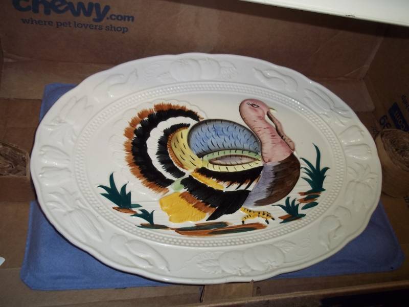 Turkey Thanksgiving platter