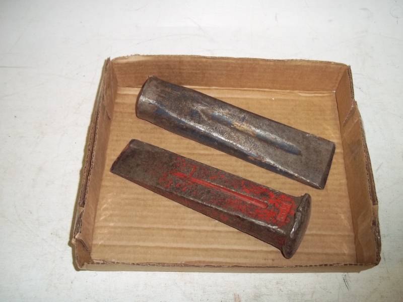 Pair of wood splitting wedges