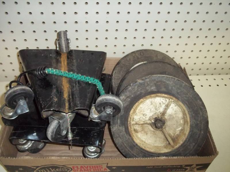 Snowmobile Caster with wheels
