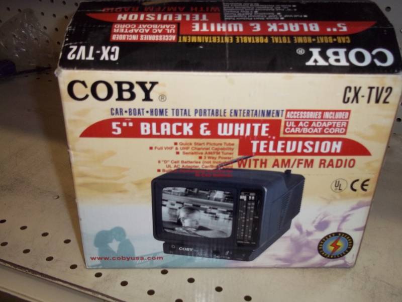 Colby 5 Black and White TV