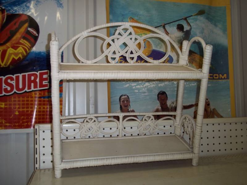 Bathroom Wicker shelf