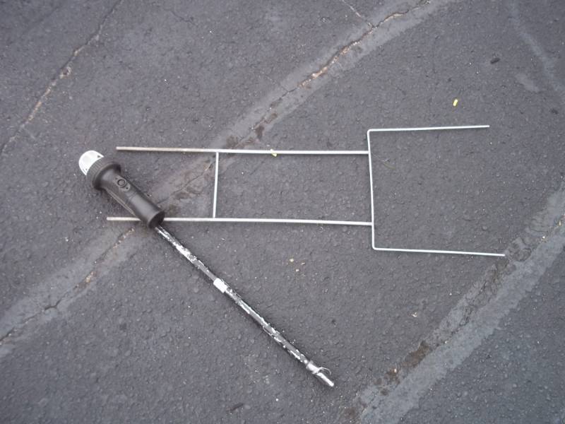 Boat light and sign stand