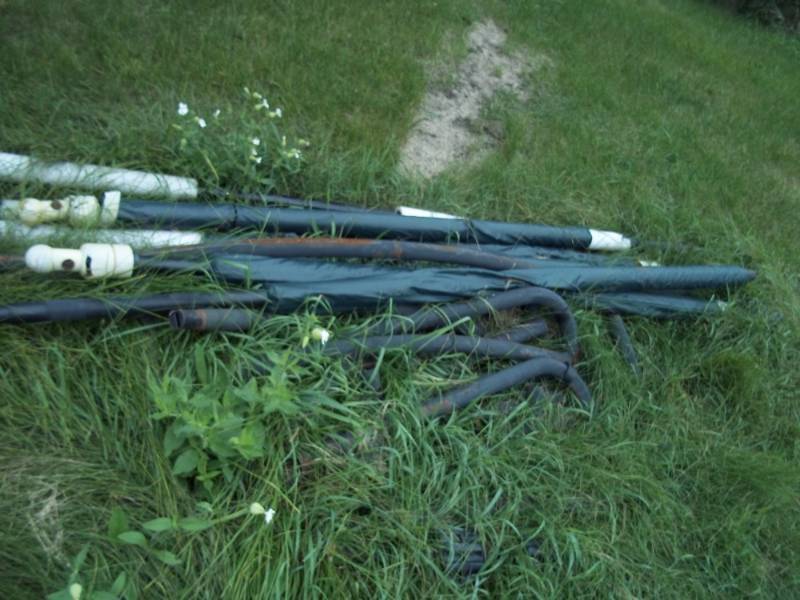Trampoline pipe and parts