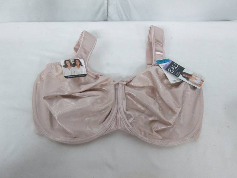 lot 86 image: Bali Satin Minimizer Underwire Bra