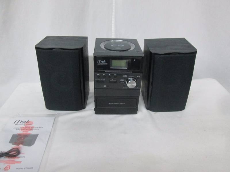 lot 34 image: iTrak 80-Watt Bluetooth CD Sound System