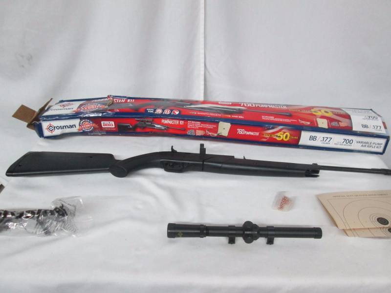 lot 29 image: Crosman Pumpmaster 760 .177-Caliber Rifle Kit