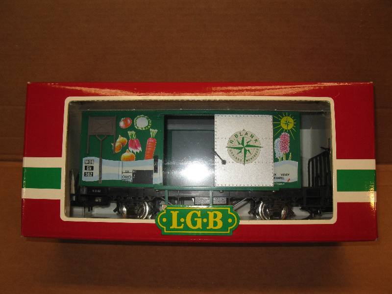 lot 35 image: LGB 4128 R. Blank Box Car