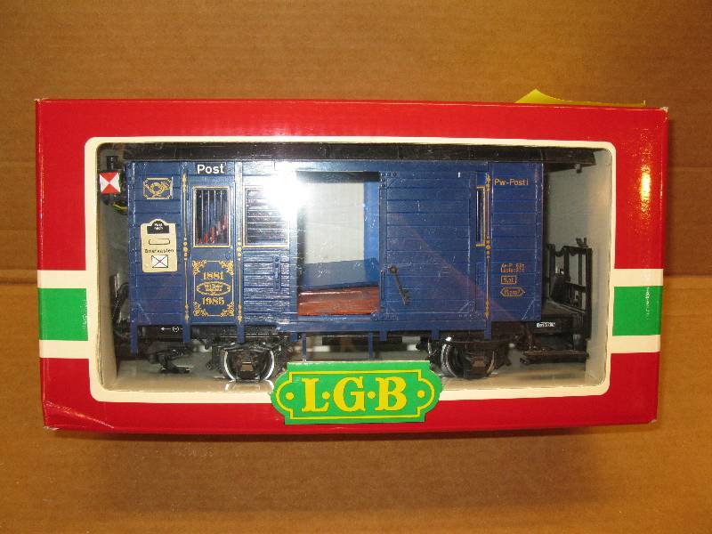 lot 49 image: LGB 1985 Blue Post Car