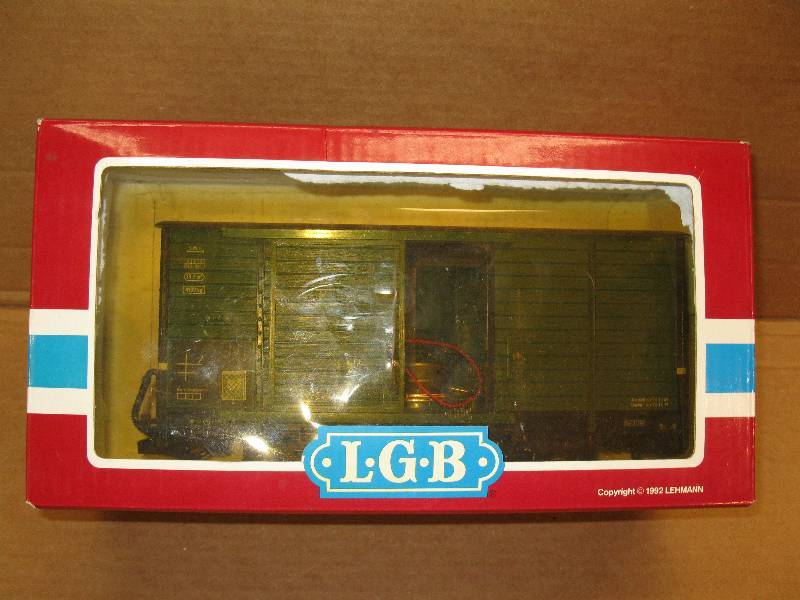 lot 55 image: LGB 4135S Box Car