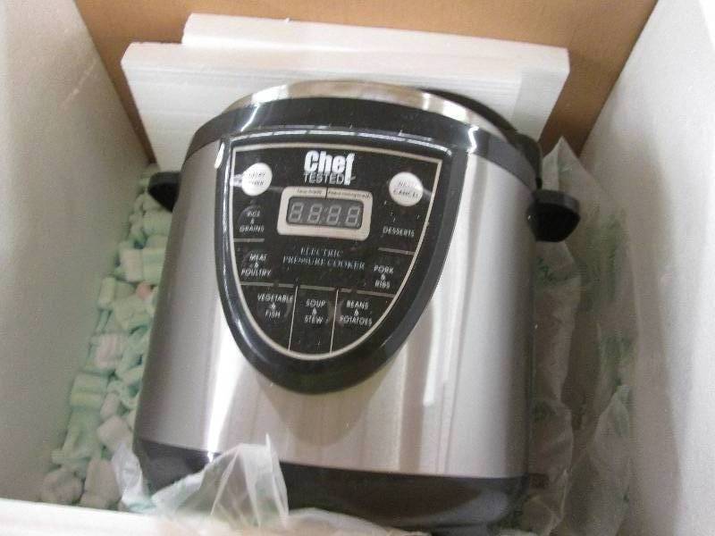 lot 3 image: 6-Qt. Electric Pressure Cooker by M...