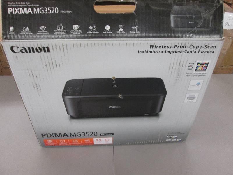 lot 7 image: Canon Pixma Inkjet Printer open box...