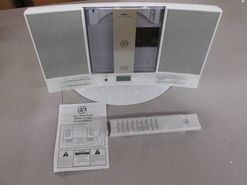 lot 22 image: 4 in 1 Home Stereo open box, untest...