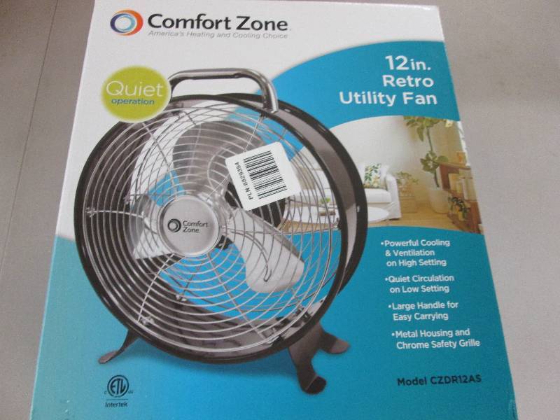 lot 60 image: Comfort Zone 12 inch Retro Utility ...