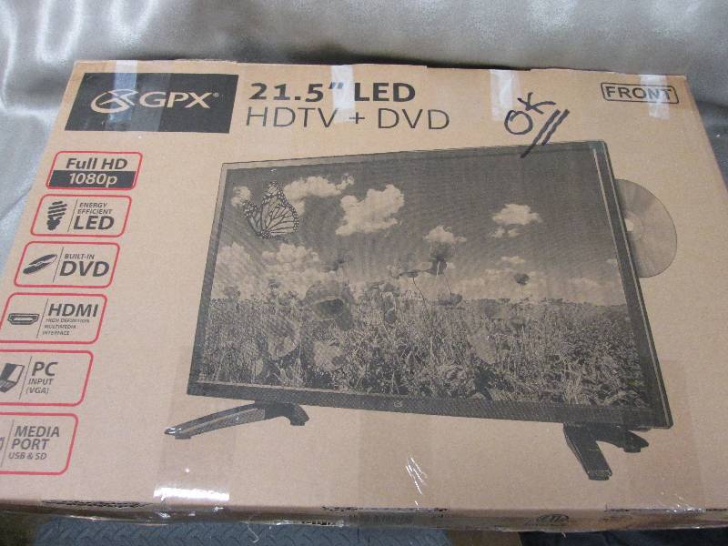 lot 135 image: GPX 22 inch LED HDTV & DVD 19 34 ...