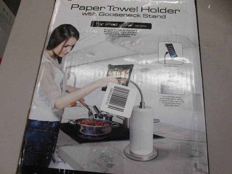 lot 196 image: Gooseneck StandPaper Towel Holder ...