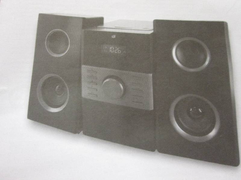 lot 233 image: GPX Home Music System open box, unt...