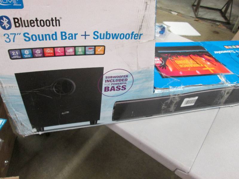 lot 267 image: 37 Wireless Sound Bar with Subwoof...