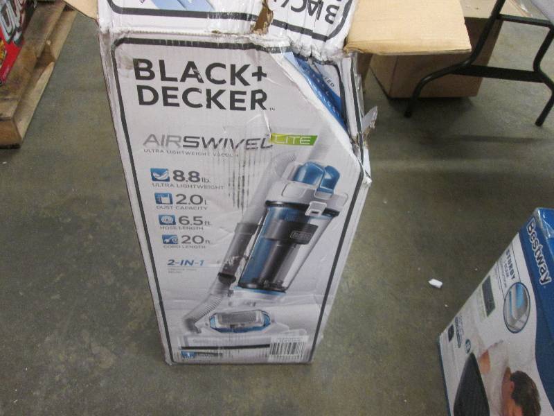 lot 268 image: BLACKDECKER AirSwivel Lite Uprig...