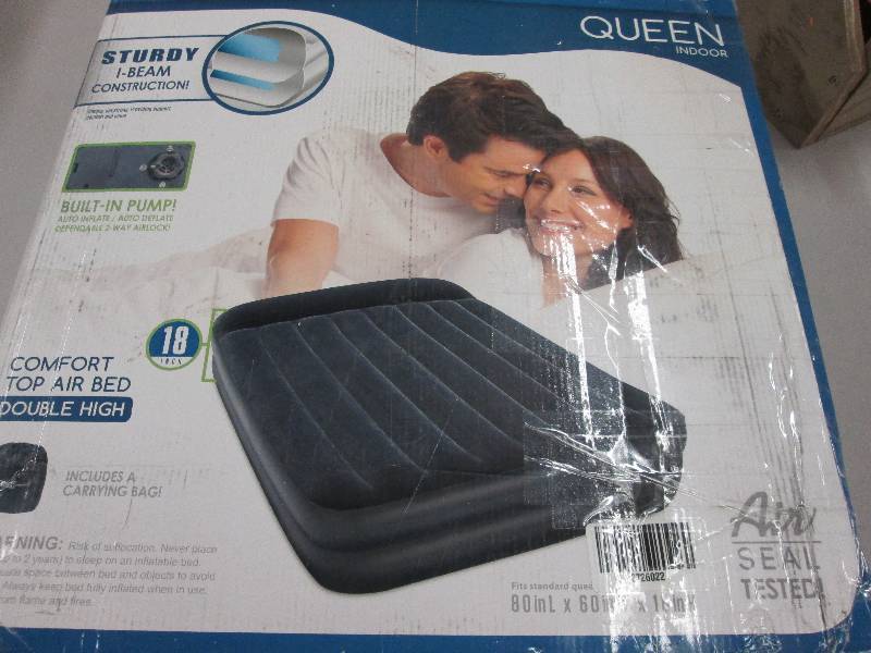 lot 269 image: Bestway Indoor Queen Airbed with I-...