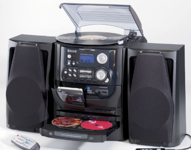 lot 41 image: Encore Technology 3-CD Turntable St...