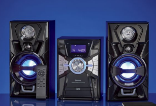 lot 45 image: Stereo Sound System with Bluetooth,...