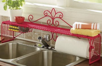 lot 79 image: Scroll Sink Shelf open box Retail $...
