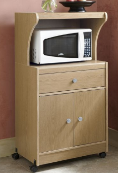 lot 88 image: Microwave Cart open box Retail $149...