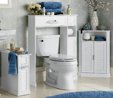 lot 115 image: Shutter Door Corner Bathroom Cabine...