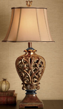 lot 126 image: Dramatic, Oversized Statement Lamp ...