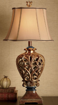 lot 128 image: Dramatic, Oversized Statement Lamp ...