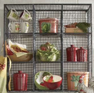 lot 145 image: Wire Wall Unit open box Retail $99....