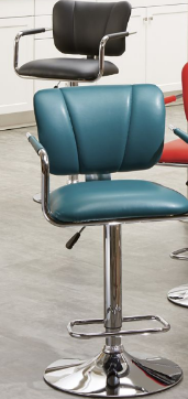 lot 197 image: Gaslift Barstool Black open box, un...