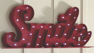 lot 270 image: Smile Marquee Outdoor Light open bo...