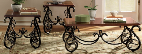 lot 280 image: Firenze Table Set 2 Small Tables O...