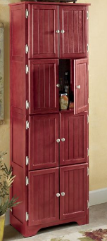 lot 281 image: 8-Door Wall Cabinet open box Retail...