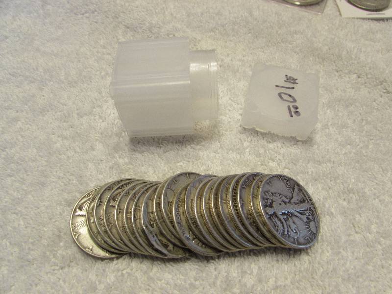 $10 of Liberty Half Dollar Coins, 90% Silver, varied dates