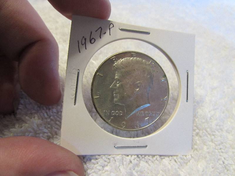 1967 P Kennedy Half Dollar, 40% Silver