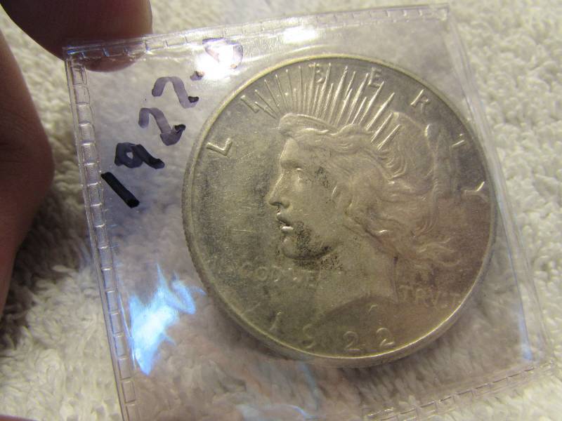 1922 D Peace Silver Dollar Coin