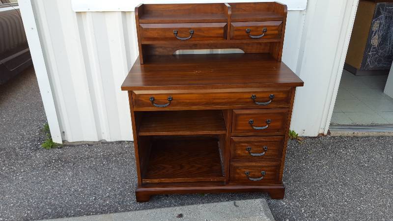 Wooden writing desk