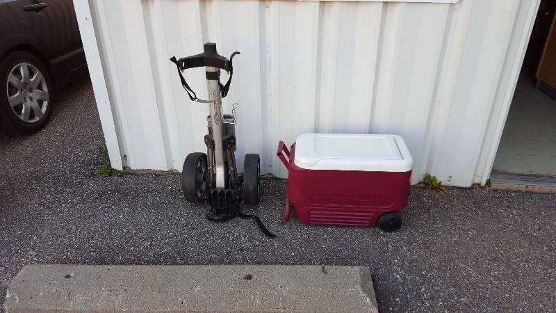 Golf bag  cart, cooler