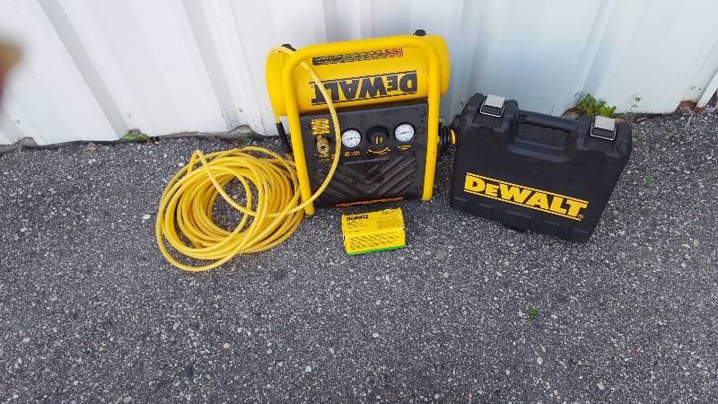 Dewalt compressor and nail gun