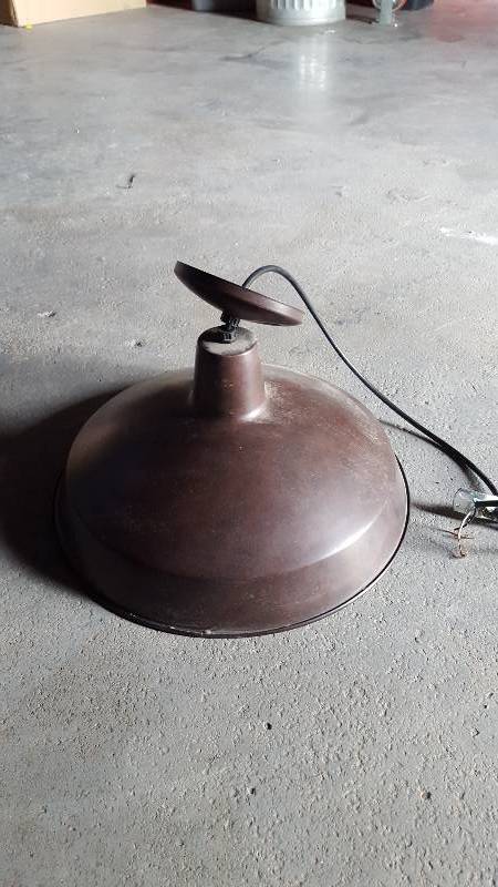 Lot of four (4) hanging light fixtures