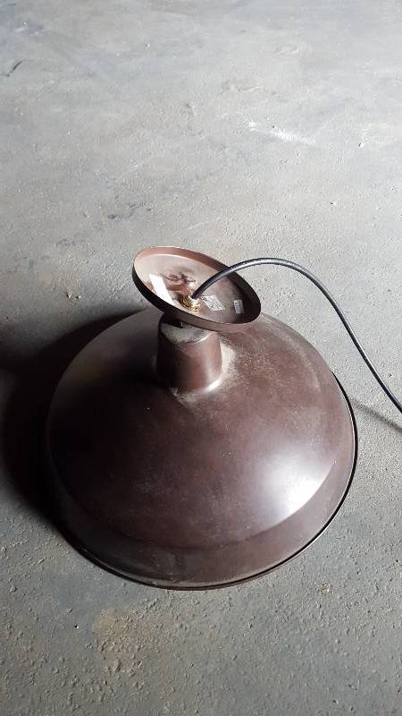 Lot of four (4) hanging light fixtures