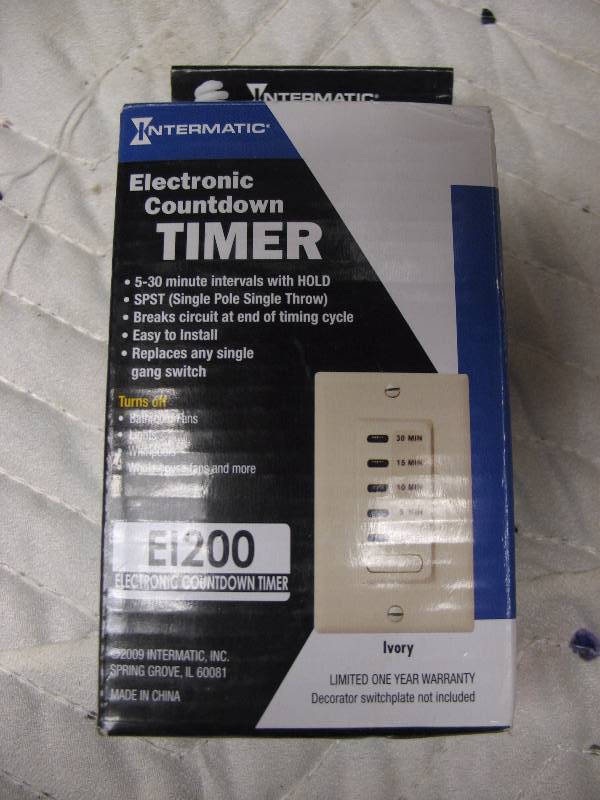 BATH FAN TIMER