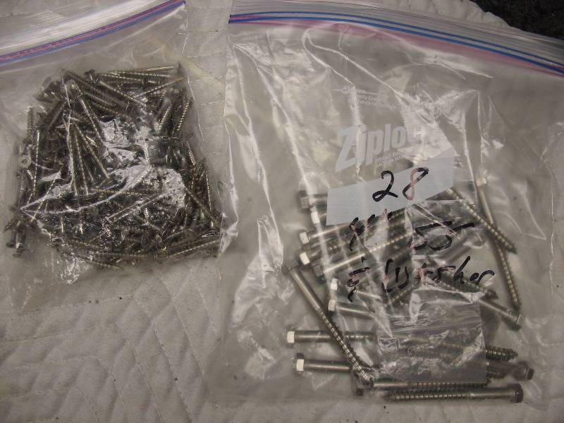 STAINLESS LAG AND SCREWS
