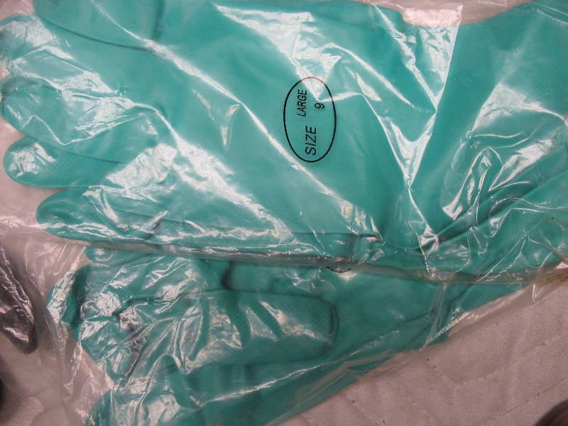 ASSORTED NEOPRENE  LATEX  GLOVES
