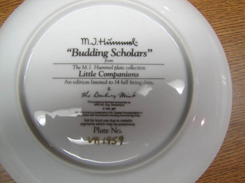 M.J. Hummel Plates by Danbury Mint