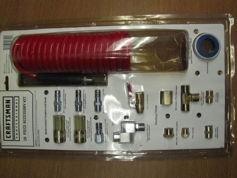 16 Pc Craftsman Air Comp Set